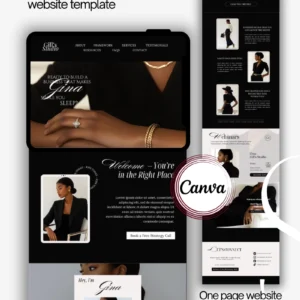 Gina Website Template