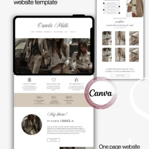 Ornela Website Template