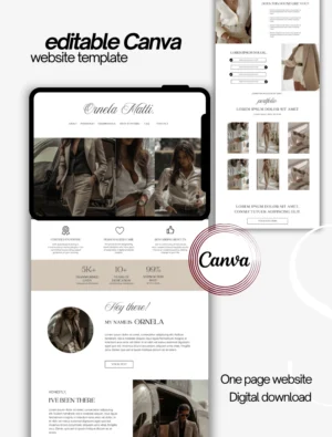 Ornela Website Template
