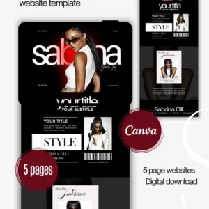 Sabrina Website Template