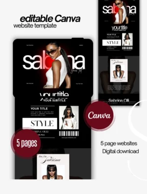 Sabrina Website Template
