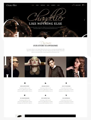 Chandelier - Luxury Theme for Custom Brands